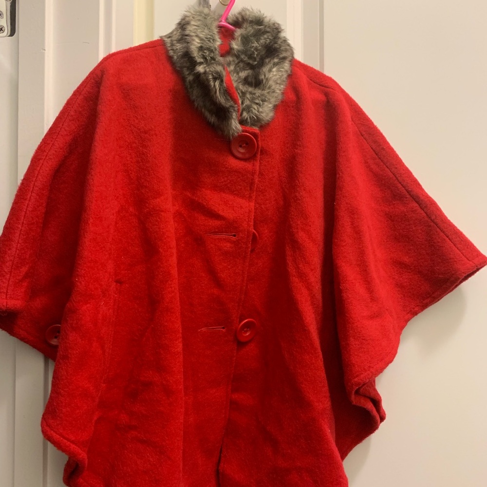 Copper key batwing coat